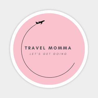 Travel Momma corner logo Magnet